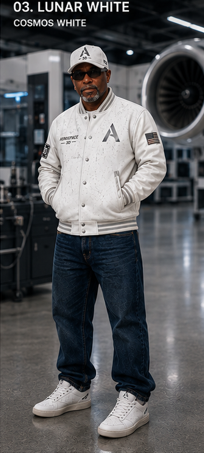 Darryl Allen wearing Lunar White colorway with Aerospace footwear